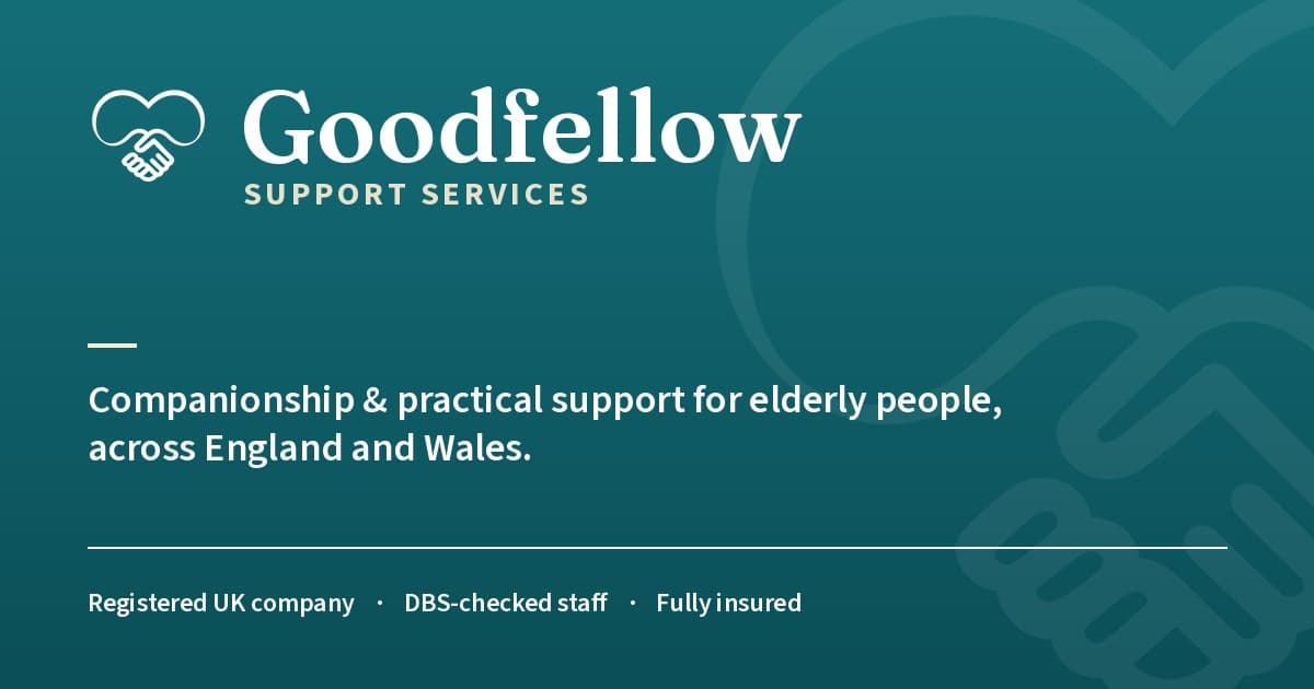 Goodfellow Support Services — live site hero